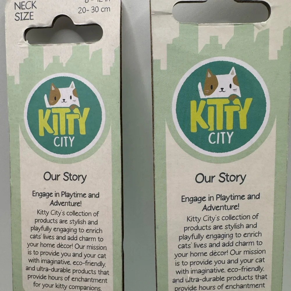 Blue Cat Collar with Bell Bundle deal Kitty City